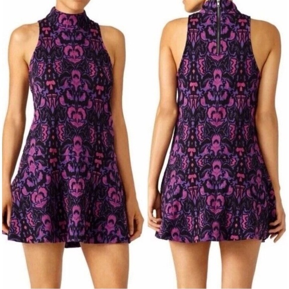 Free People Amelia Knit Dress in Purple - Picture 3 of 13